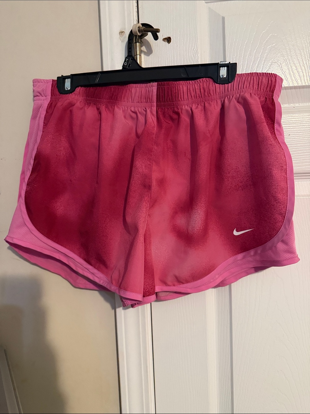 Nike Women’s Pink Gradient Athletic Shorts